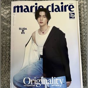 BTS Suga Marie Claire Korea magazine
